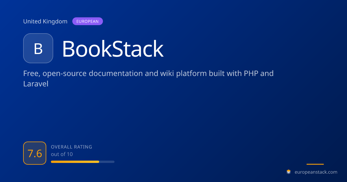 BookStack Review 2026 | EuropeanStack
